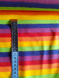 Basic rainbow stripe jersey