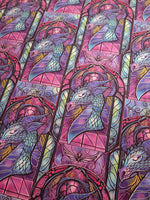 Dragon stained glass window printed jersey