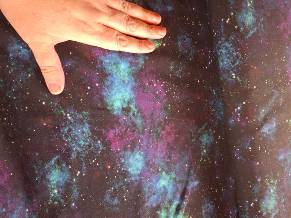 Blue galaxy printed jersey