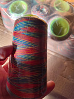 3000 m multicolour generic red yellow blue green overlocker thread cone