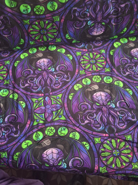 Cthulu glass printed jersey