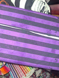Grunge stripe printed jersey