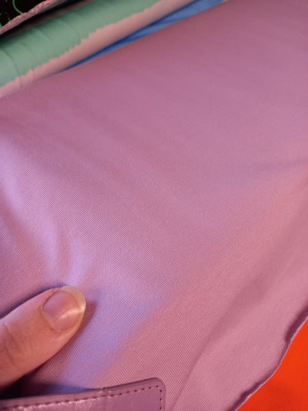 Solid pastel lilac jersey (250gsm) £9per metre