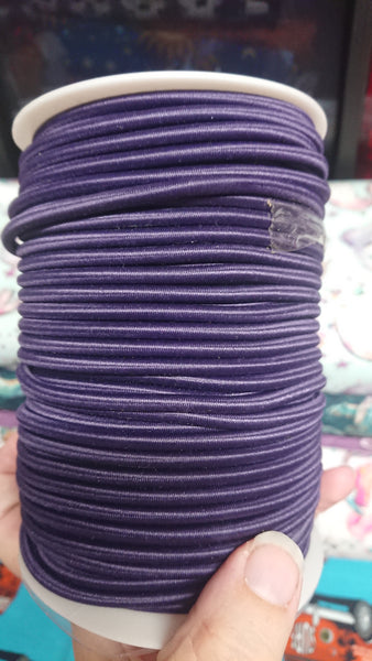 Purple elastic cord