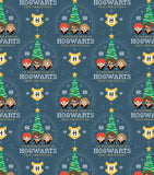 Potter christmas woven cotton